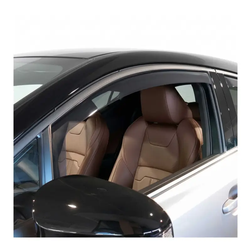 Versand Am Gleichen Tag Windabweiser Regenabweiser für Toyota C-HR 2016-2023 Dunkel Acryl 2tlg