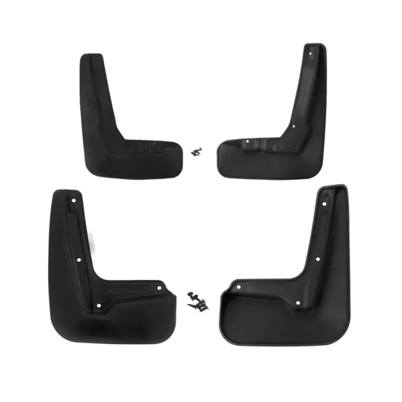 Schmutzfänger Spritzschutz Kotflügel für VW Polo 2009-2014 Kunststoff Schwarz 4x Rabatt