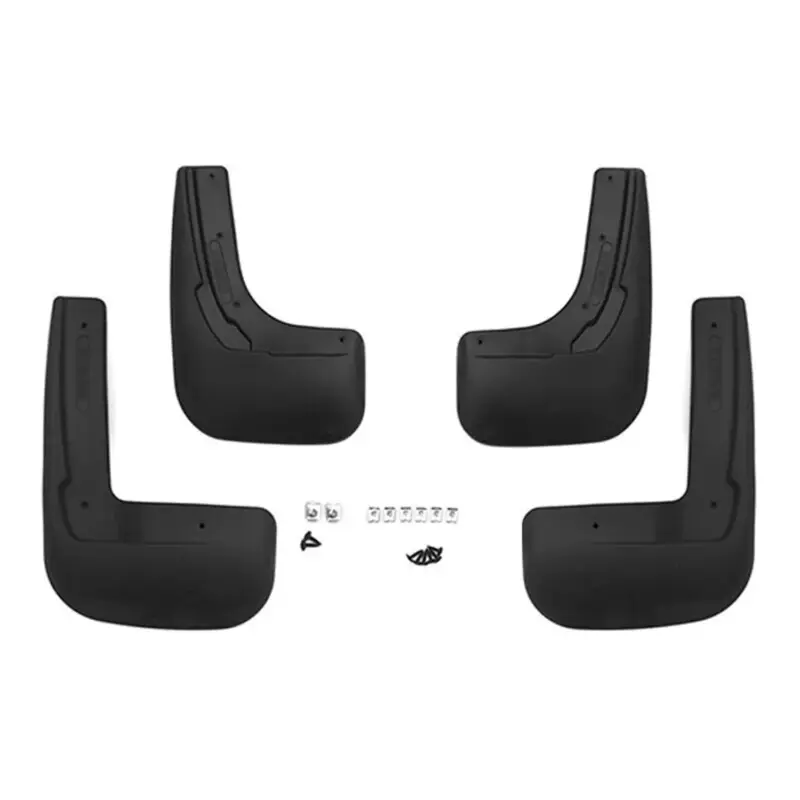 Schmutzfänger Spritzschutz Kotflügel für VW Polo 2014-2021 Kunststoff Schwarz 4x Neu Im Sortiment
