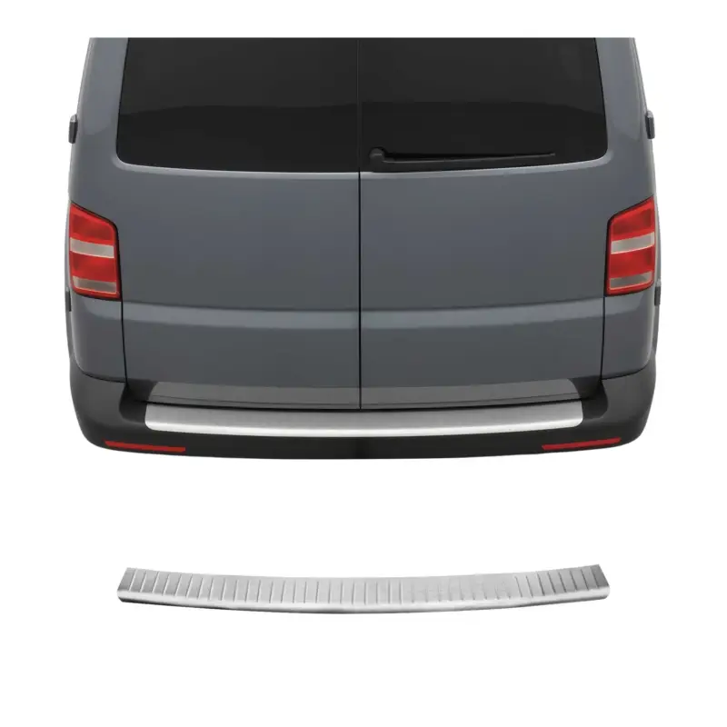 Wochenendangebot Ladekantenschutz für VW T5 T6 Transporter alle 2003-2024 Hecktüren gebürstet