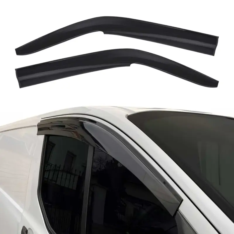 Wochenendangebot 2x Windabweiser Regenabweiser für VW Transporter T5 2003-2015 Acryl Dunkel