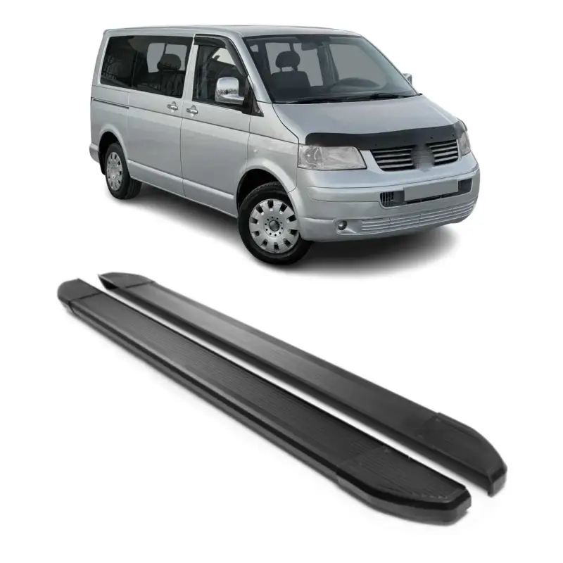 Alu Seitenschweller Trittbretter für VW Transporter T5 2003-15 L1 Kurzer Schwarz Knallerangebot