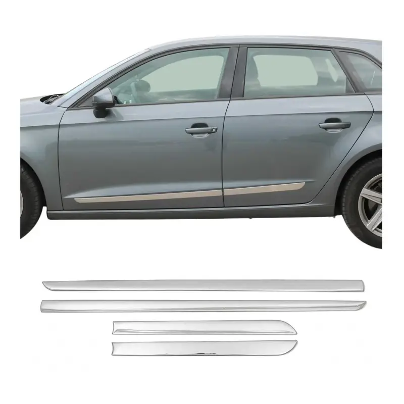 Türschutzleisten Seitentürleiste Türleisten für VW Jetta 2010-2018 Edelstahl 4x Highlight