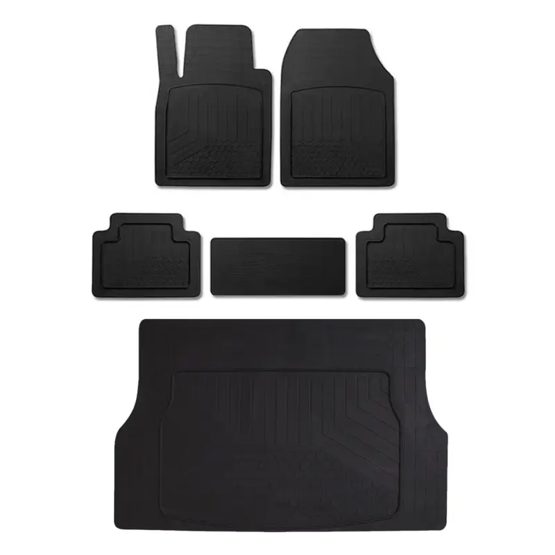 Finale Aktion Gummimatten & Kofferraumwanne Set für Mazda CX-3 Antirutsch Gummi Schwarz