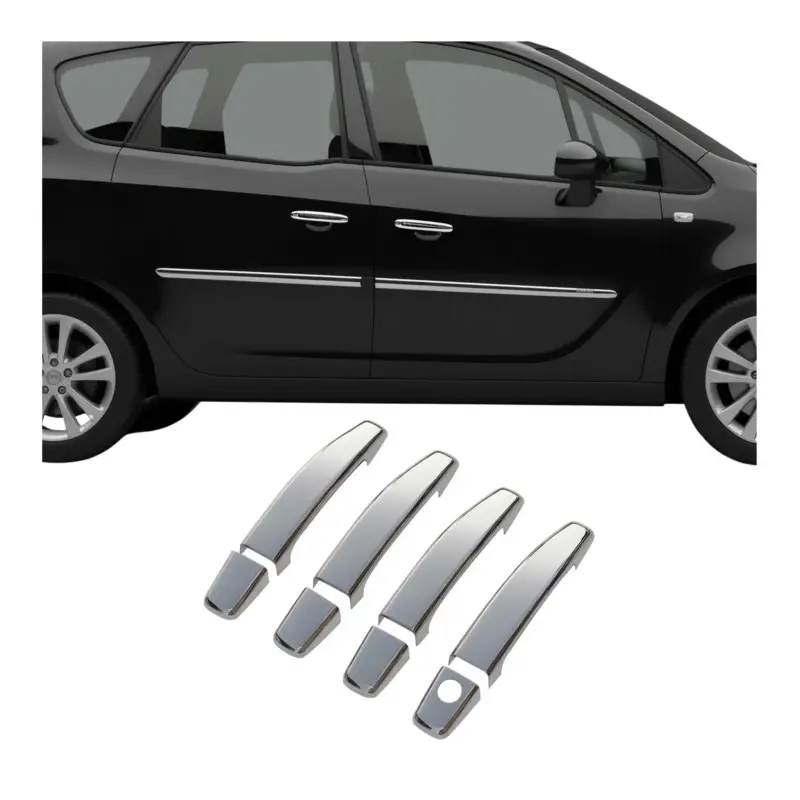Versand Am Gleichen Tag Chrom Türgriff Blende für Opel Zafira 2005-2011 4-Tür Edelstahl 8tlg