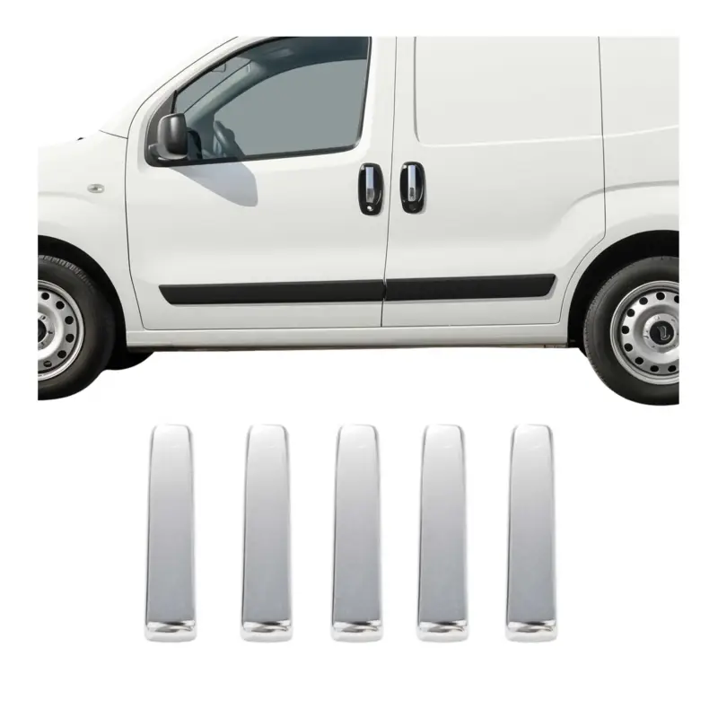 Zertifiziert Chrom Türgriff Blende für Fiat Qubo 2008-2021 Edelstahl 5tlg
