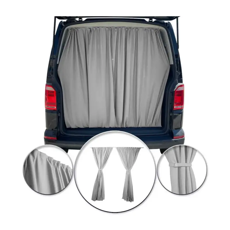 Maß Gardinen Sonnenschutz für Renault Kangoo Heckklappe Vorhänge Grau Top-Seller