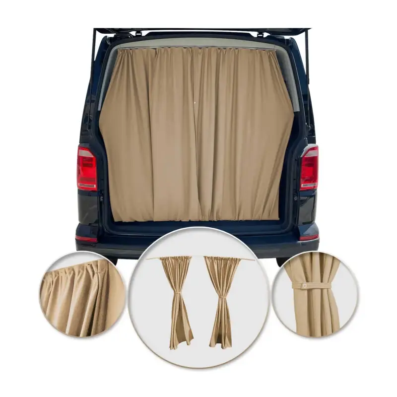 Versand Am Gleichen Tag Maß Gardinen Sonnenschutz für Mercedes Vaneo Heckklappe Vorhänge Beige