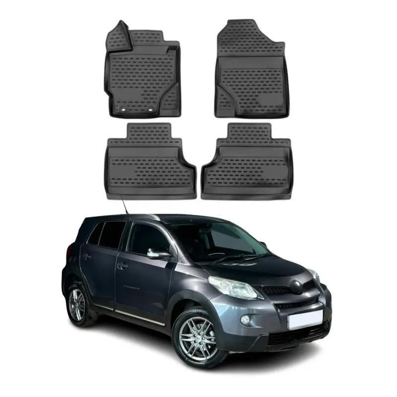 Sofort Bestellen OMAC Gummimatten Fußmatten für Toyota Urban Cruiser 2008-2014 TPE Schwarz 4x