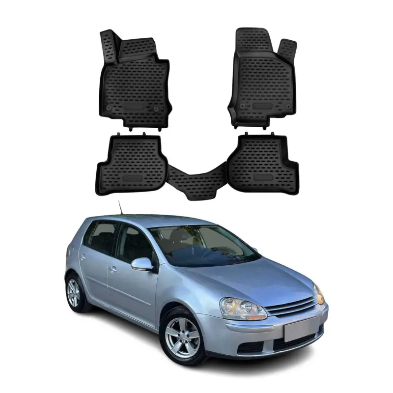 OMAC Gummimatten Fußmatten für VW Golf Mk5 Variant 2007-2009 TPE Schwarz 4x Jetzt Bestellen