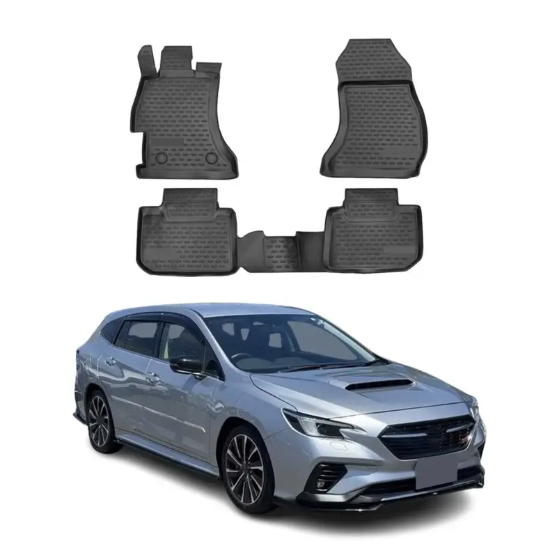 OMAC Gummimatten Fußmatten für Subaru Levorg 2015-2020 TPE Automatten Schwarz 4x Direktkauf