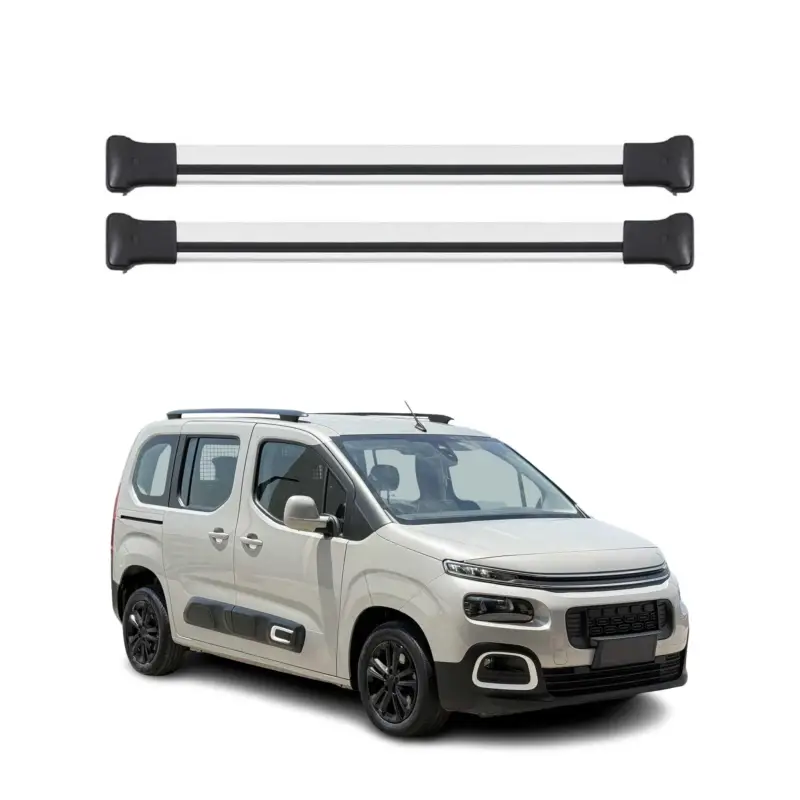 Wochenendangebot Dachträger Grundtäger für Citroen Berlingo 2018-2026 75kg Aluminium Silber 2 tlg