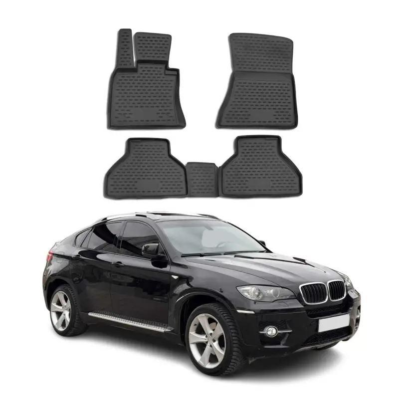 Angebot OMAC Gummimatten Fußmatten für BMW X6 E70 E71 E72 2007-2014 Automatte Schwarz 4x