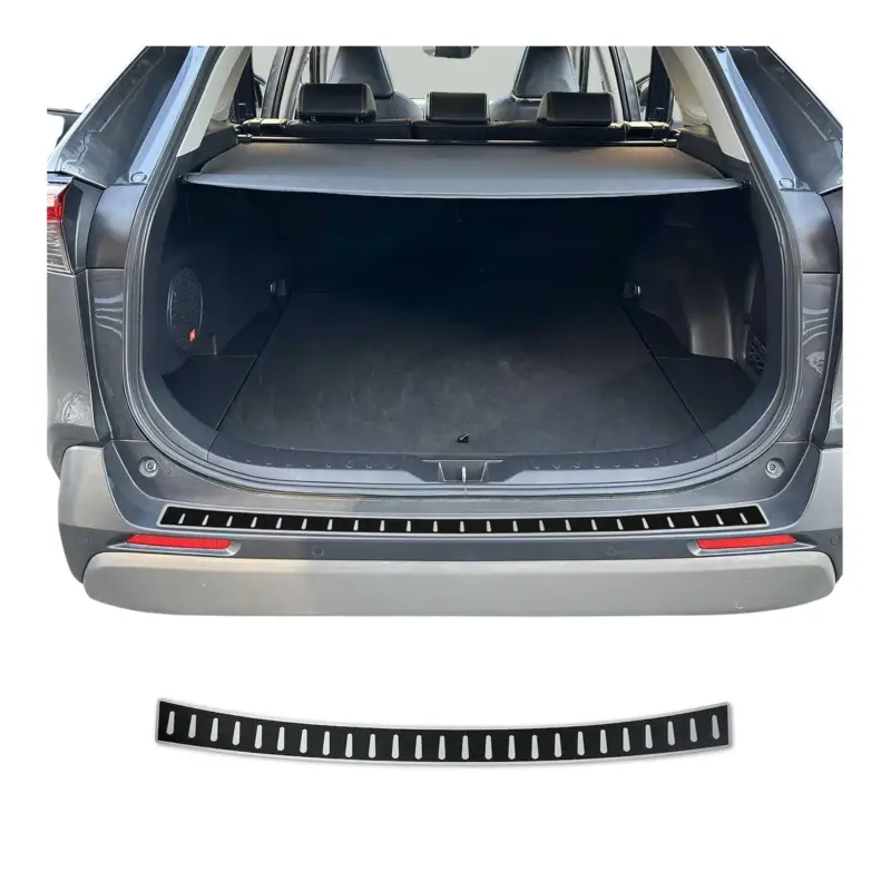 Abverkauf Ladekantenschutz Stoßstange für Toyota RAV4 V 2019-2025 Edelstahl carbon foliert