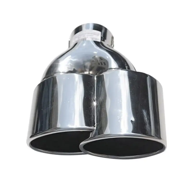 Versand Am Gleichen Tag Auspuffblende für BMW 5er F10 6er F13 G32 Sportauspuff Chrom Edelstahl (Rechts)