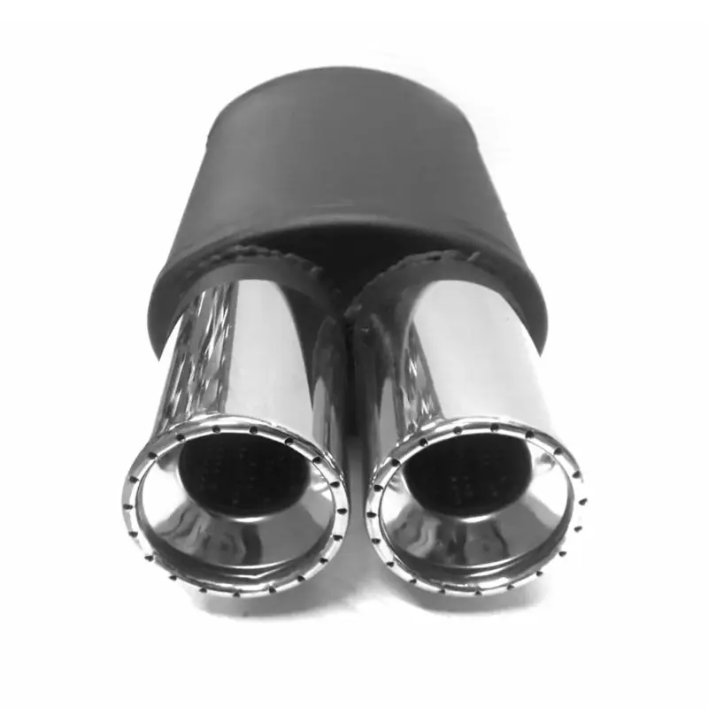 Abverkauf Auspuffanlage Endtopfpuff Rostfrei Endrohr Endstück Chrom Edelstahl 60 mm