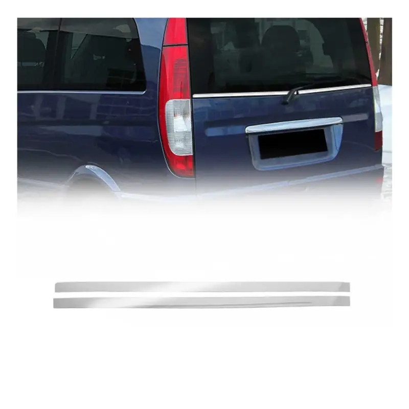 Wochenendangebot Fensterleisten Zierleisten für Mercedes Vito W639 2003-2014 Hinten Chrom 2x