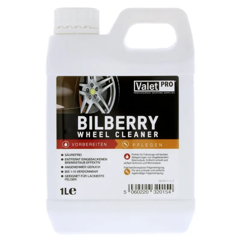Echt ValetPRO Bilberry Wheel Cleaner Felgenreiniger 1L