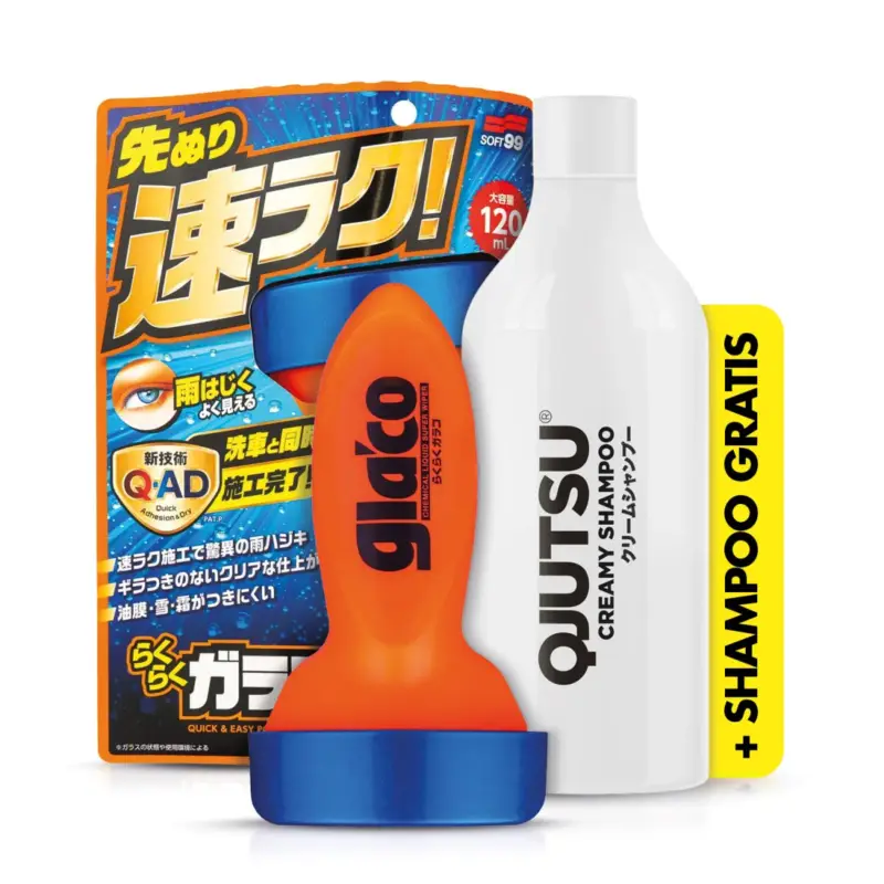 Highlight Soft99 Glaco QAD inkl. Qjutsu Creamy Shampoo
