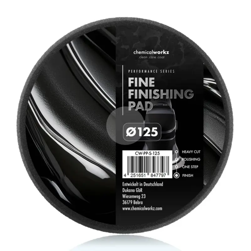 Versand Am Gleichen Tag chemicalworkz Fine Finishing Performance Pad 125mm schwarz