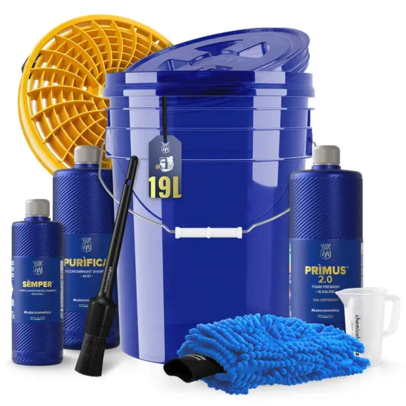 Garantierte Lieferung Labocosmetica Wascheimer Set 19L 3pH + Zubehör (9-teilig)