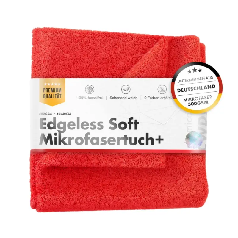 chemicalworkz Edgeless Soft Touch Towel 500GSM Rot Poliertuch 40×40cm Top-Angebot