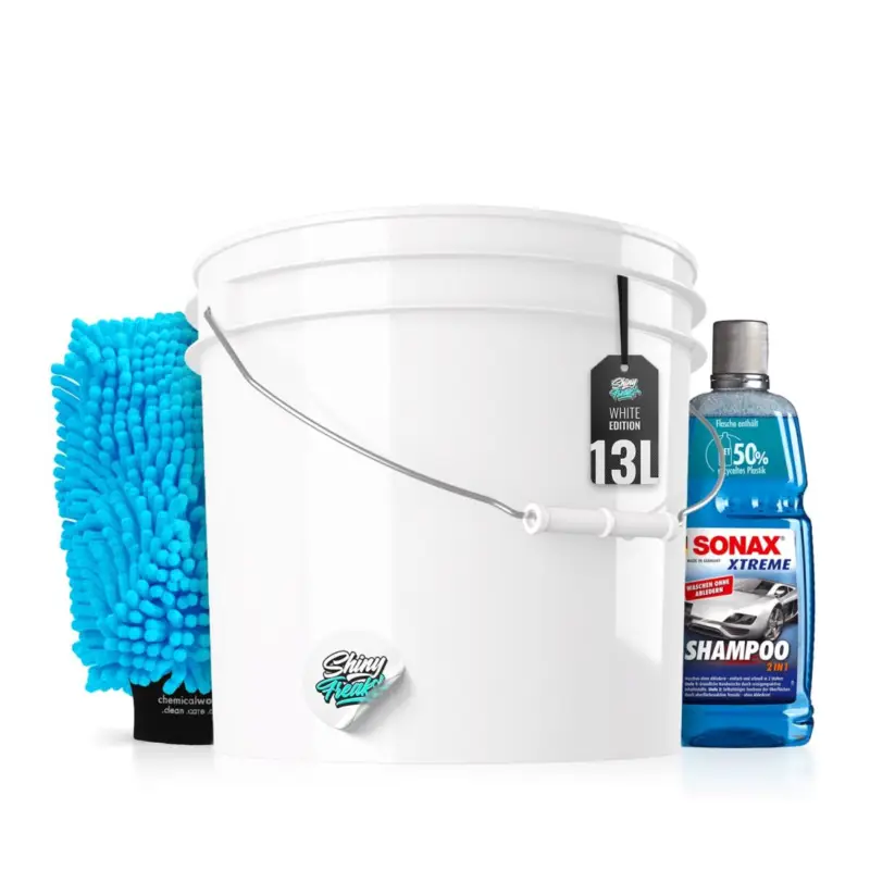 SONAX Wascheimer-Set 13L Shampoo 2 in 1 + Zubehör (4-teilig) Preiswert