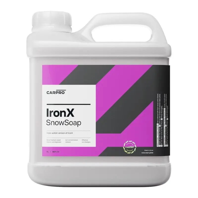 Neu Im Sortiment CarPro IronX Snow Soap Flugrostentferner Shampoo 4L