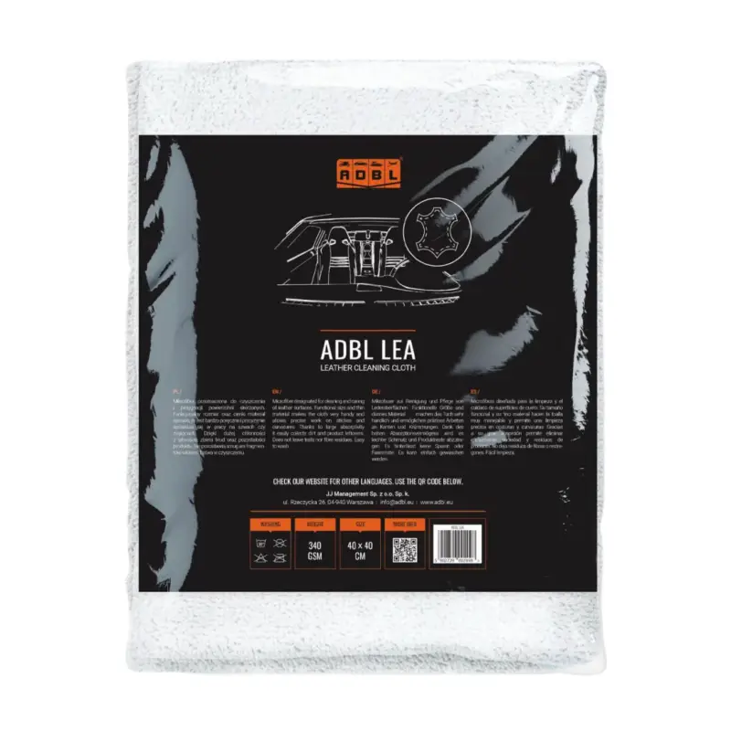 ADBL Lea Lederpflegetuch 340GSM 40×40 Preisknaller