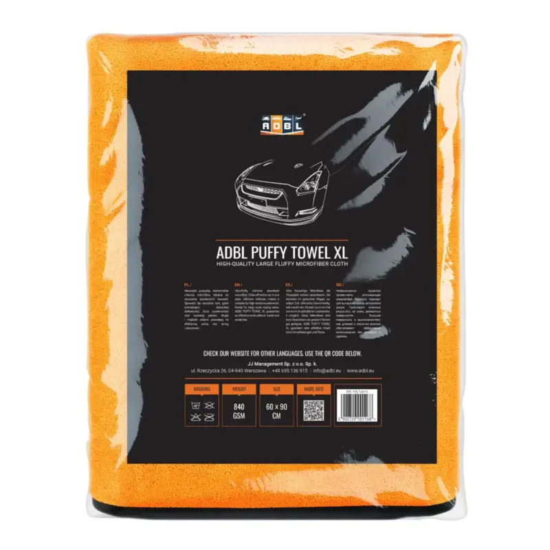 Jetzt Bestellen ADBL Puffy Towel XL Trockentuch 840GSM 60×90