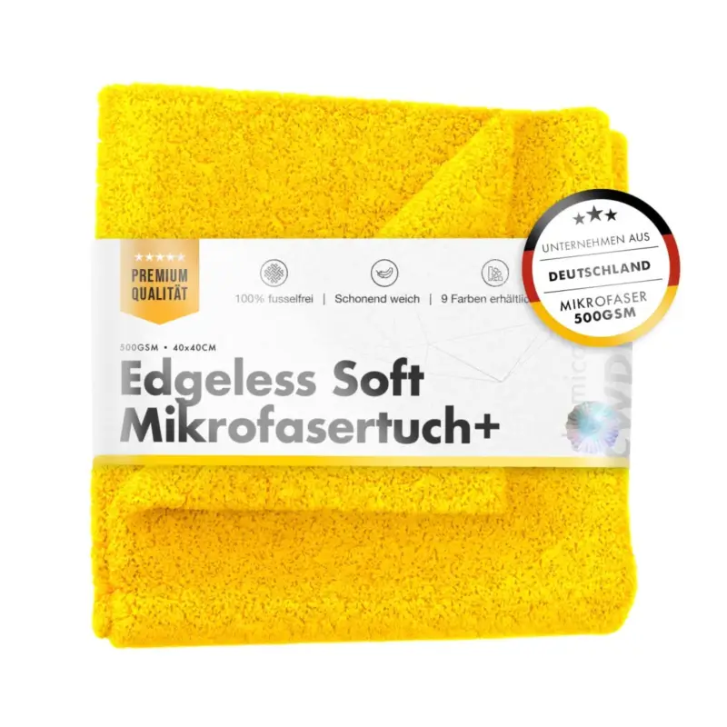 Super-Preis chemicalworkz Edgeless Soft Touch Towel 500GSM Gelb Poliertuch 40×40cm