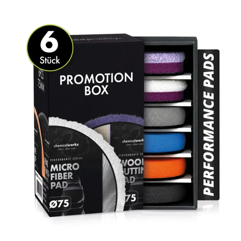 Preiswert chemicalworkz Performance Pads Promotion Box 6tlg. 75mm