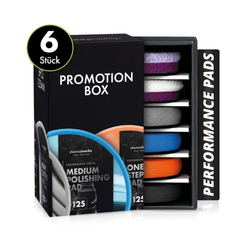 chemicalworkz Performance Pads Promotion Box 6tlg. 125mm Nur Heute