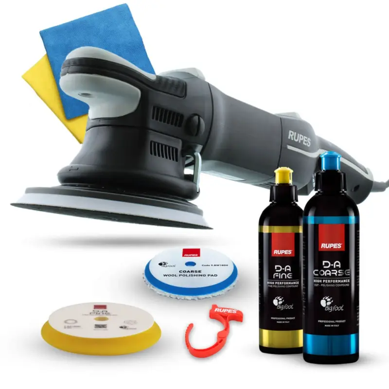 Rupes BigFoot LHR 21MarkIII Exzenterpoliermaschine Basis Kit, 8-teilig Sonderaktion