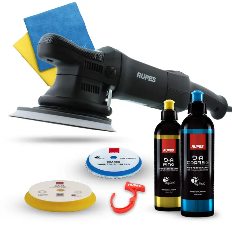 Saisonangebot Rupes BigFoot LHR 21ES Exzenterpoliermaschine Basis Kit, 8-teilig
