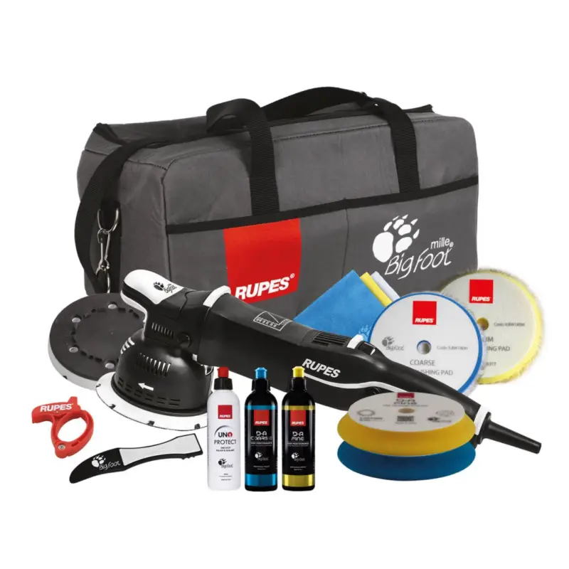 Sofort Bestellen Rupes BigFoot LK 900E Zwangs-Exzenterpoliermaschine Luxus Kit, 16-teilig