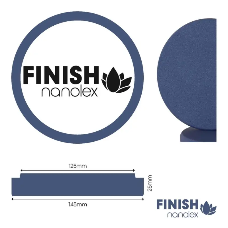 Rabatt Nanolex Polierpad Finish 125mm soft