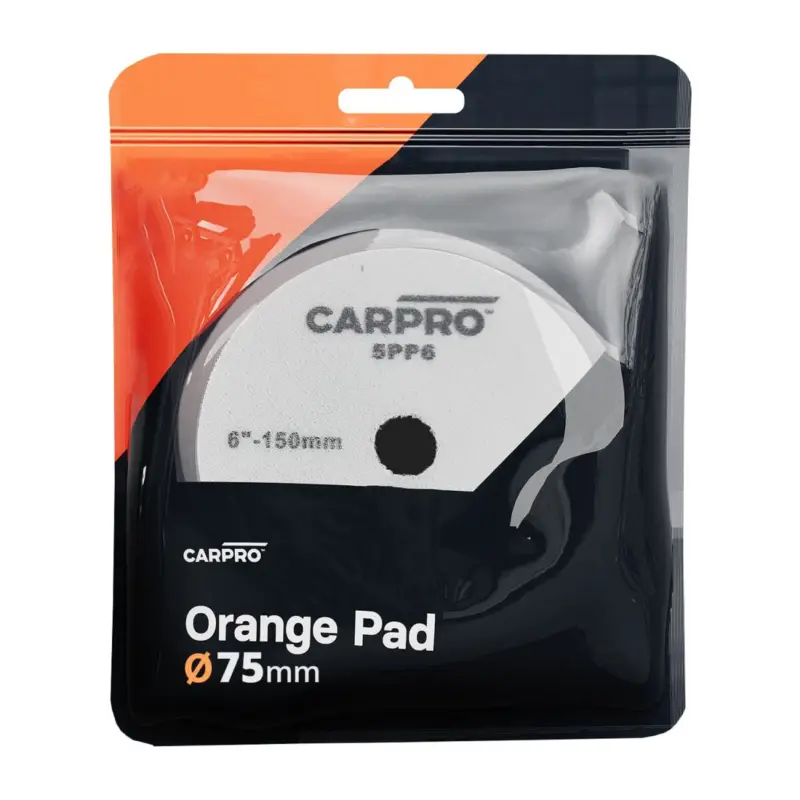CarPro Orange Polierpad 75mm medium Abverkauf