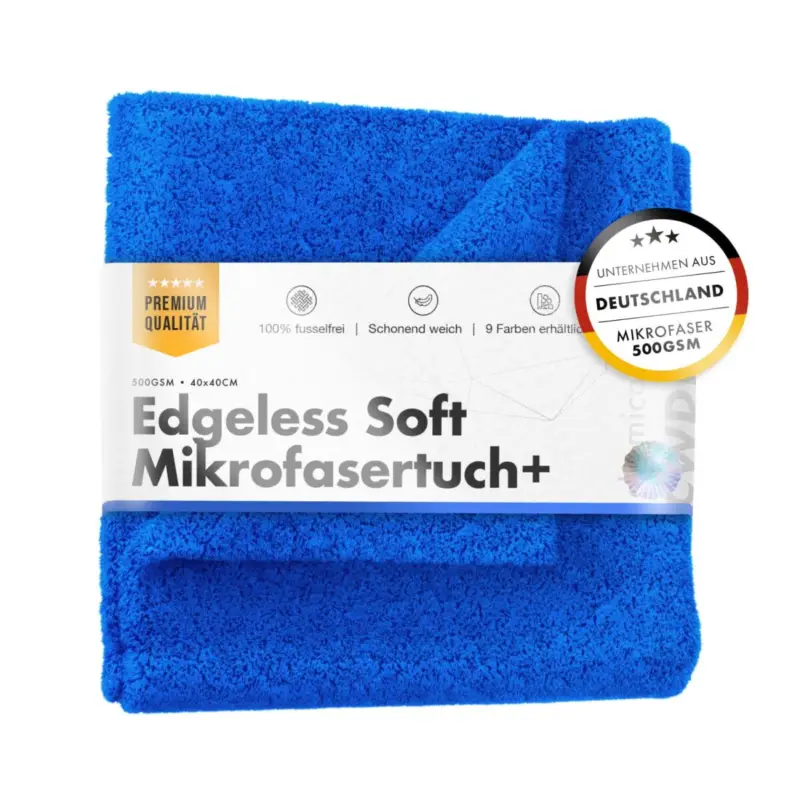 Must-Have chemicalworkz Edgeless Soft Touch Towel 500GSM Dunkelblau Poliertuch 40×40cm