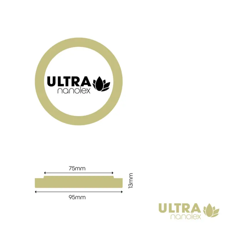 Nanolex Polierpad Ultra 75mm dünn sehr hart 3Stk. Markenprodukt