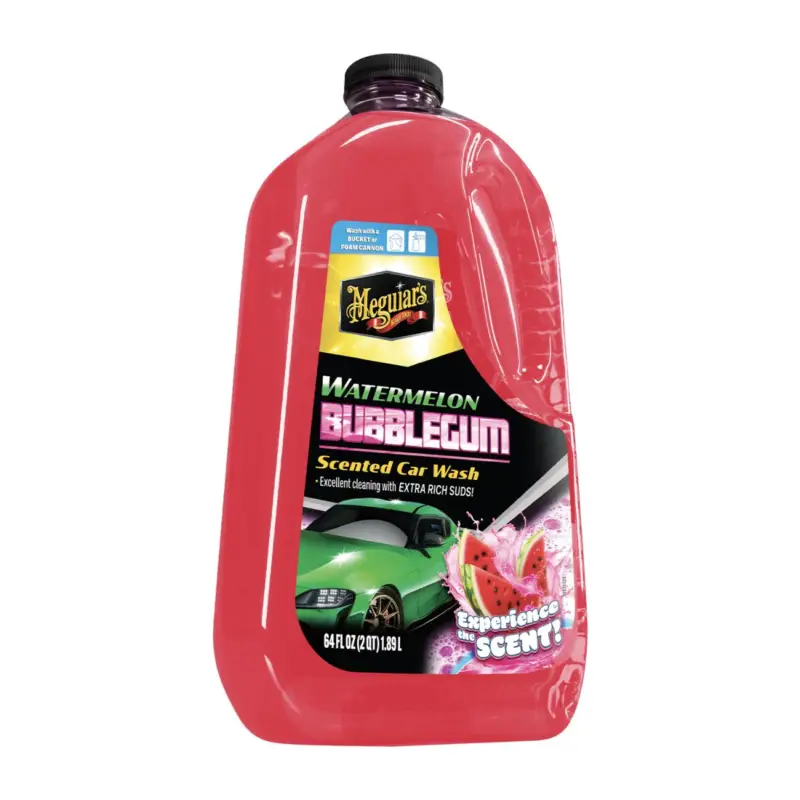 Meguiar's Watermelon Bubblegum Scented Car Wash Autoshhampoo & Snow Foam 1,89L Neue Kollektion