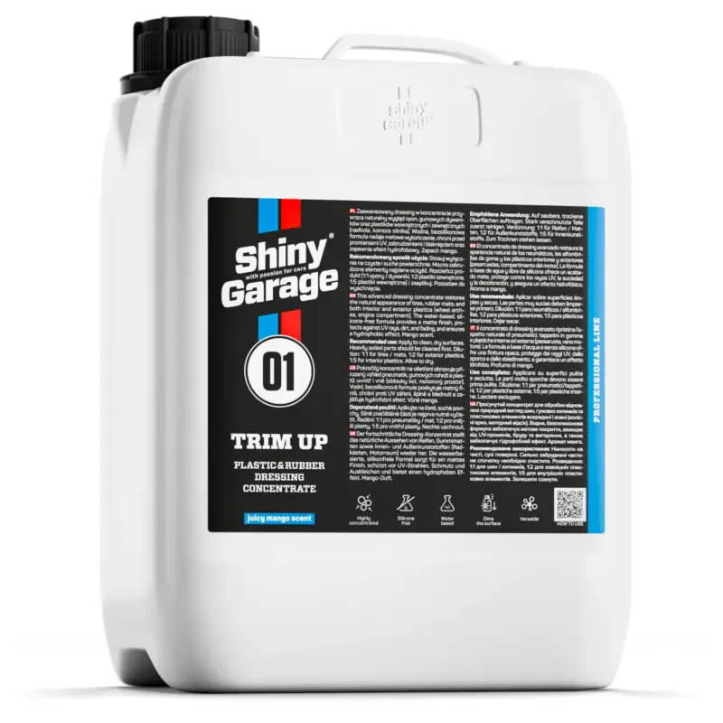 Shiny Garage Trim Up Gummi & Kunststoffpflege 5L Versand Am Gleichen Tag