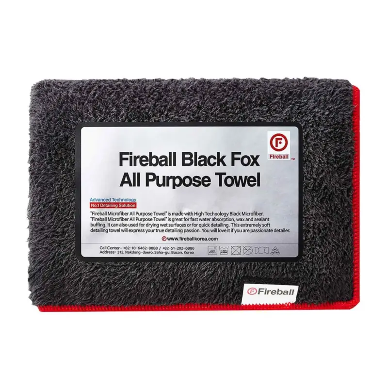 Fireball Black Fox All Purpose Towel Allzwecktuch 75x40cm Neue Kollektion