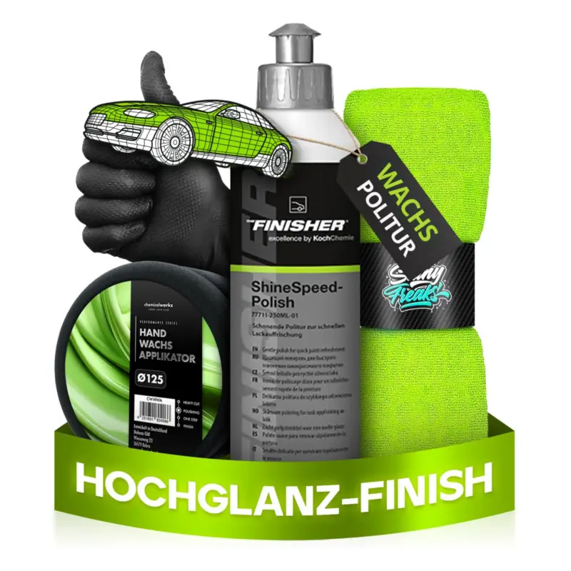 Preis Gesenkt The Finisher Politur Set ShineSpeedPolish + Zubehör (4-teilig)
