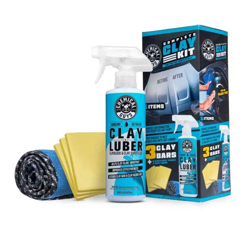 Chemical Guys Complete Clay Kit Reinigungsknete Set Meistverkauft