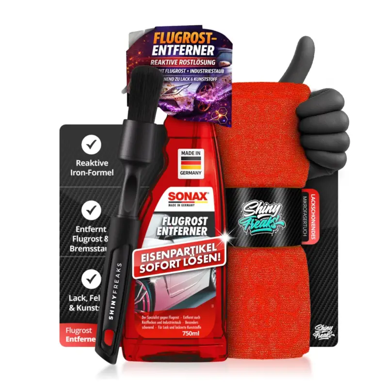 Schneller Versand SONAX Lackreiniger Set FlugrostEntferner 750ml + Zubehör (4-teilig)