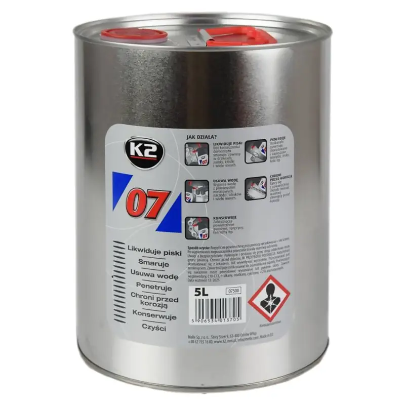 K2 07 Multifunktions-Lösungsmittel 5L Zertifiziert
