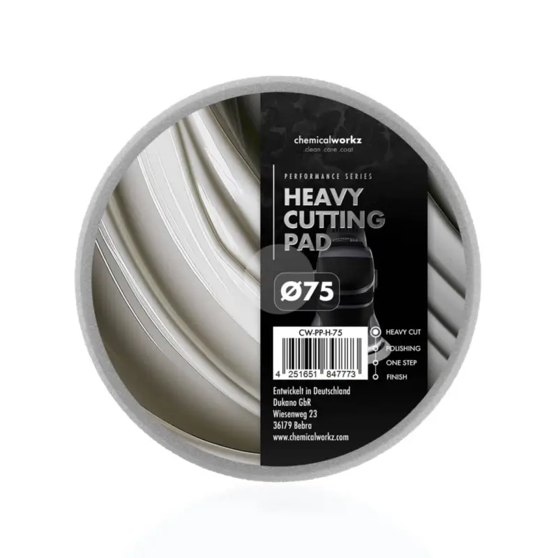 chemicalworkz Heavy Cutting Performance Pad 75mm grau Knallerangebot