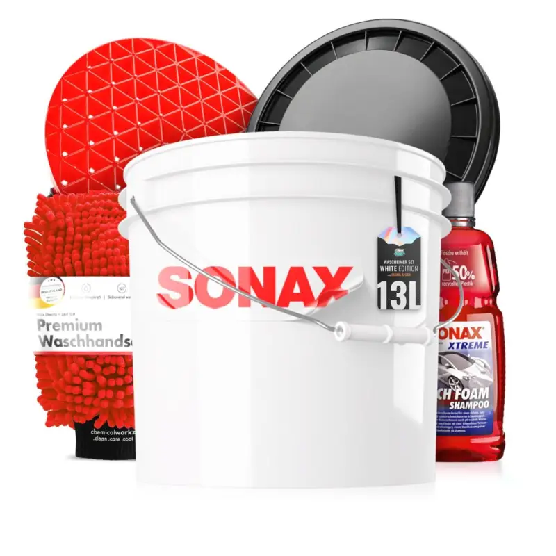 Neu Im Sortiment SONAX Wascheimer-Set 13L RichFoam + Zubehör (6-teilig)