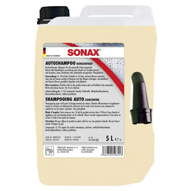 Begrenztes Angebot SONAX AutoShampoo Konzentrat 5L